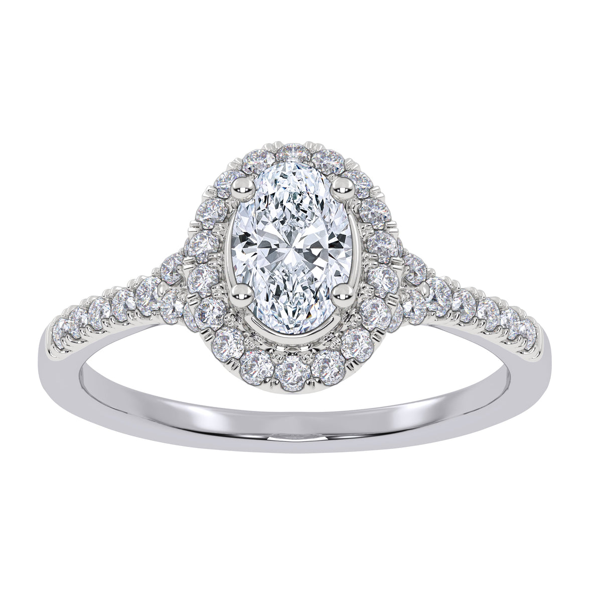 0.52 ct Lab Grown Diamond Promise Ring in 10K Gold
