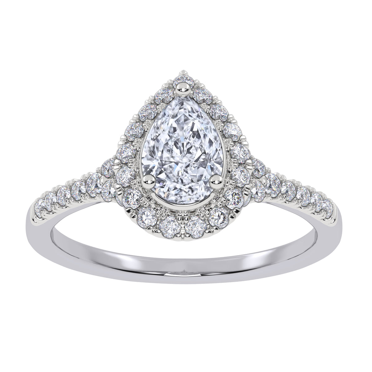 0.50 ct Lab Grown Diamond Promise Ring in 10K Gold