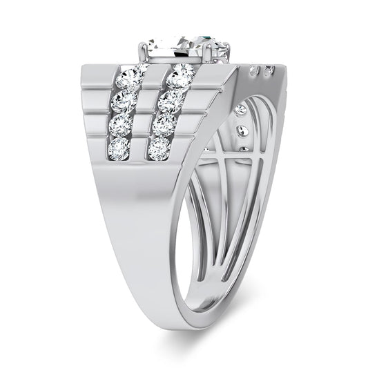 2.25 ct Men's Lab Grown Diamond Ring in 14K Gold