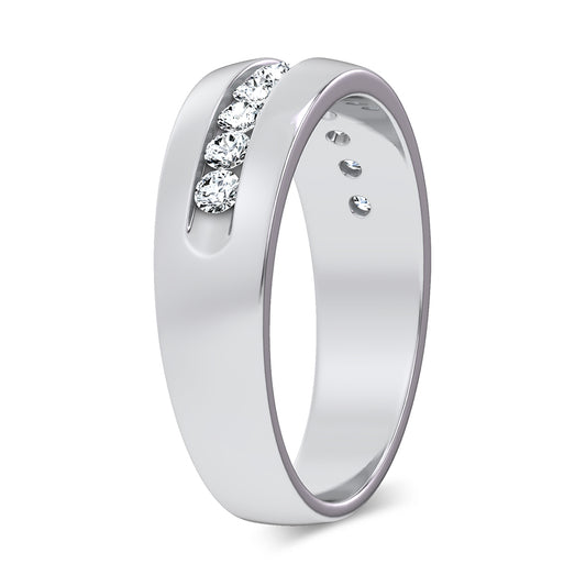 0.46 ct Men's Lab Grown Diamond Ring in 14K Gold