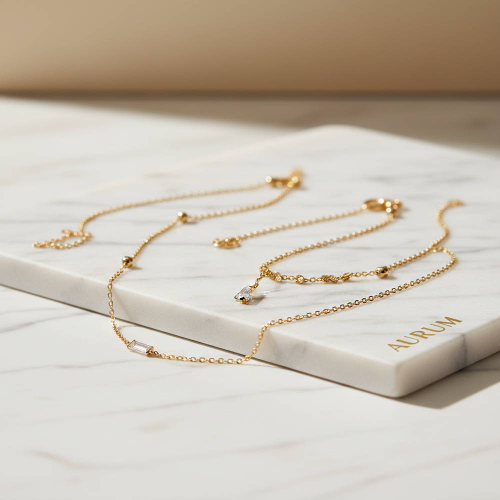 Gold Anklets