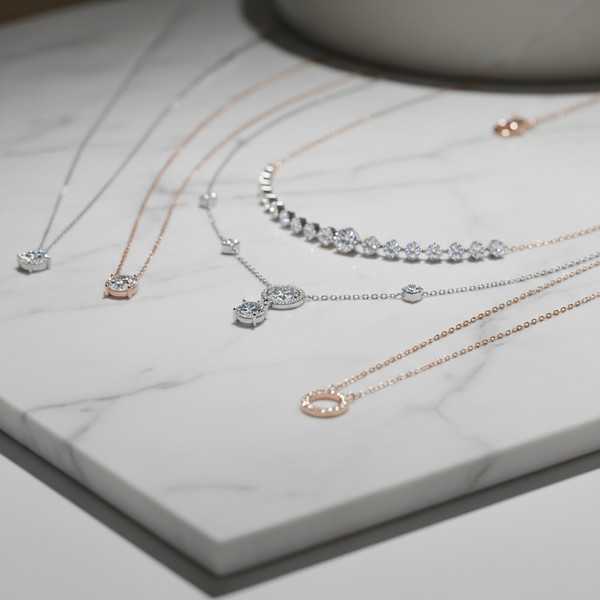 Lab Grown Diamonds — Necklaces