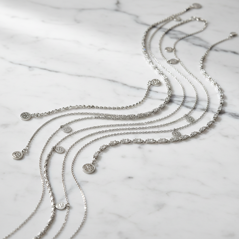 Silver Anklets
