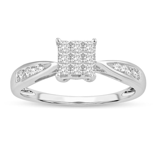 0.40 ct Diamond Promise Ring in 14K Gold