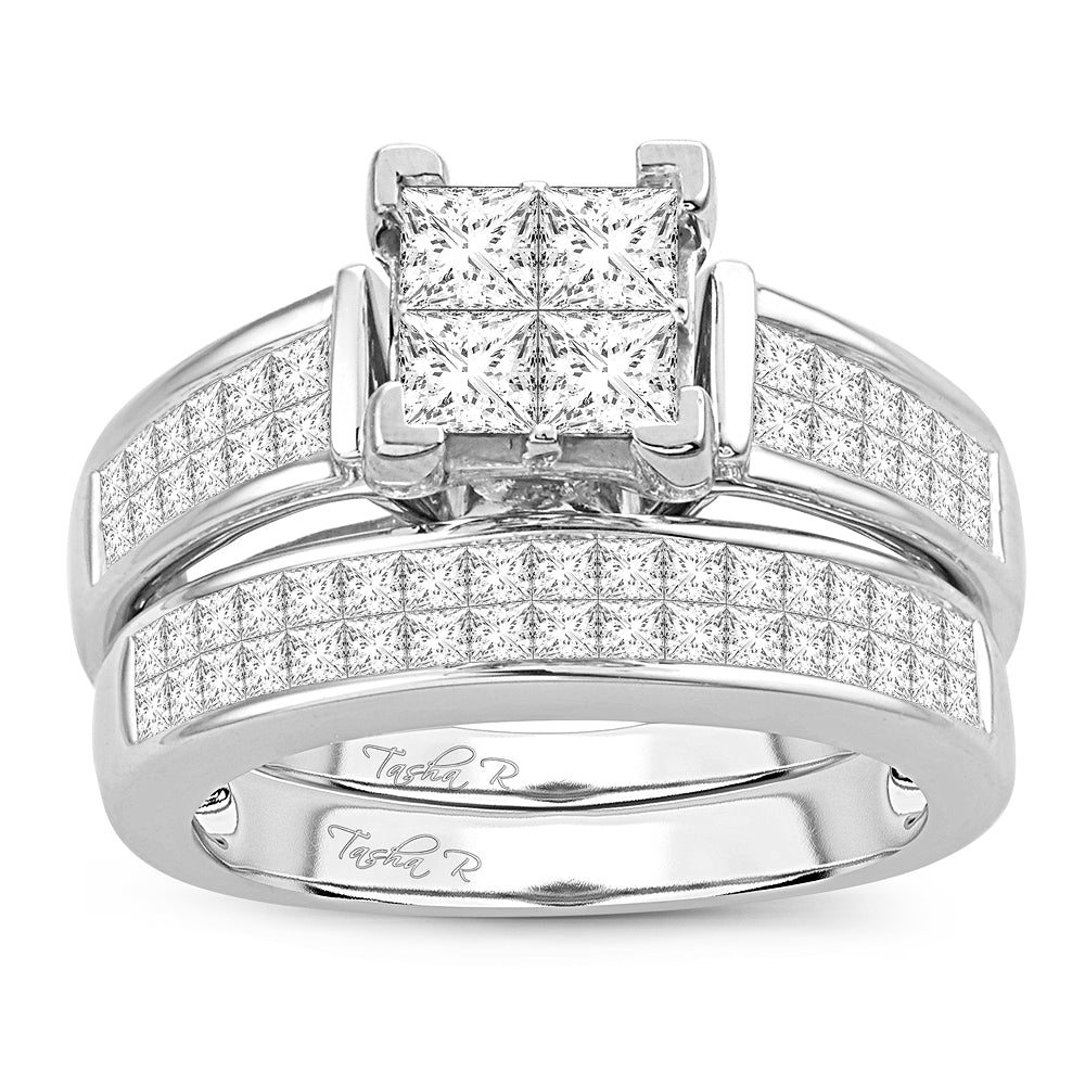2.00 ct Diamond Bridal Ring in 14K Gold