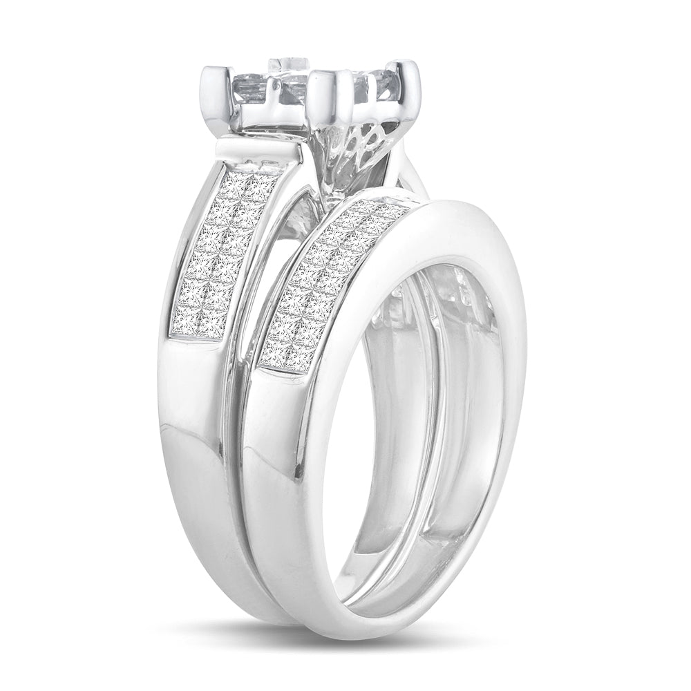 2.00 ct Diamond Bridal Ring in 14K Gold