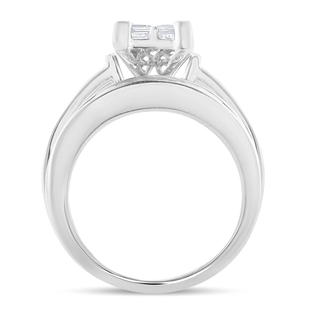 2.00 ct Diamond Bridal Ring in 14K Gold