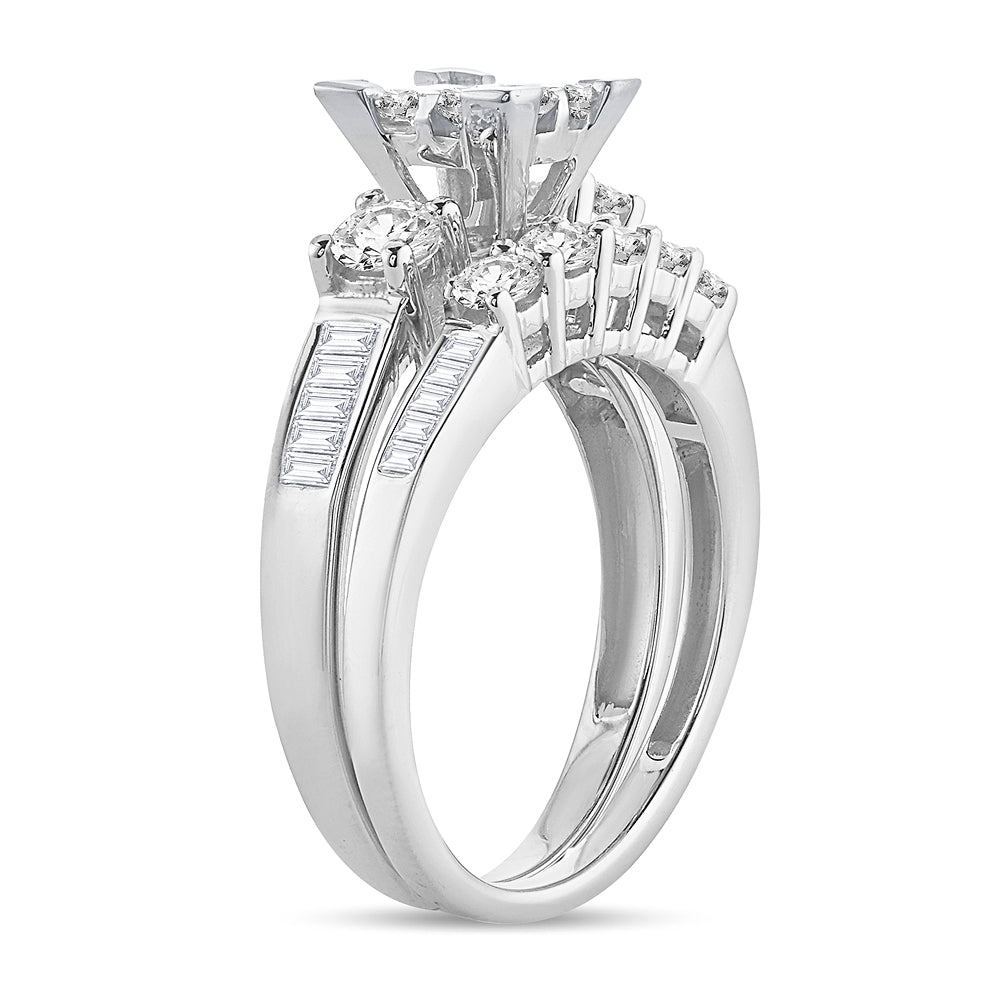 2.00 ct Diamond Bridal Ring in 14K Gold