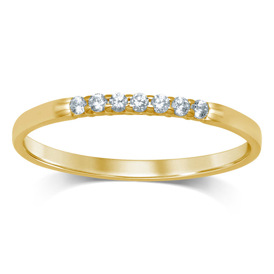 0.10 ct Diamond Band in 14K Gold