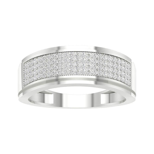 0.30 ct Men's Band in 10K Gold