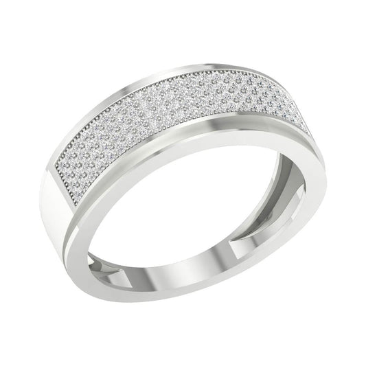 0.30 ct Men's Band in 10K Gold