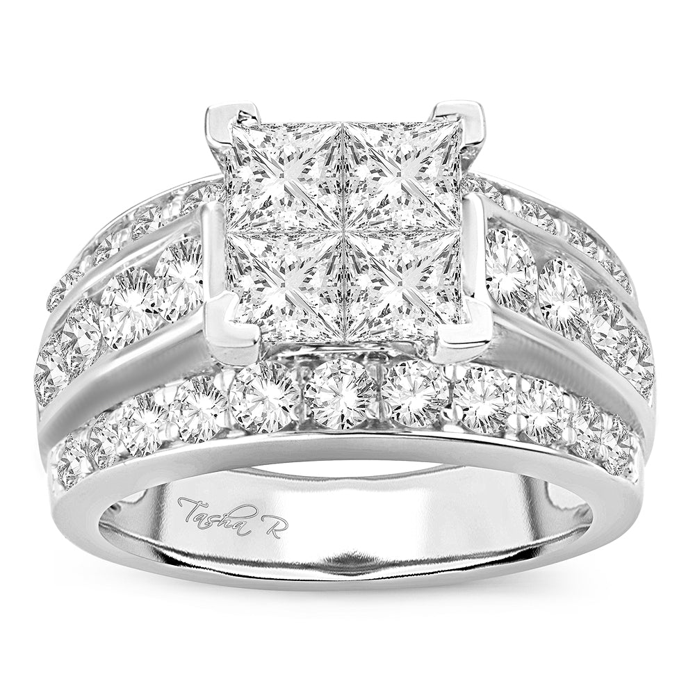 3.50 ct Diamond Ring in 14K Gold