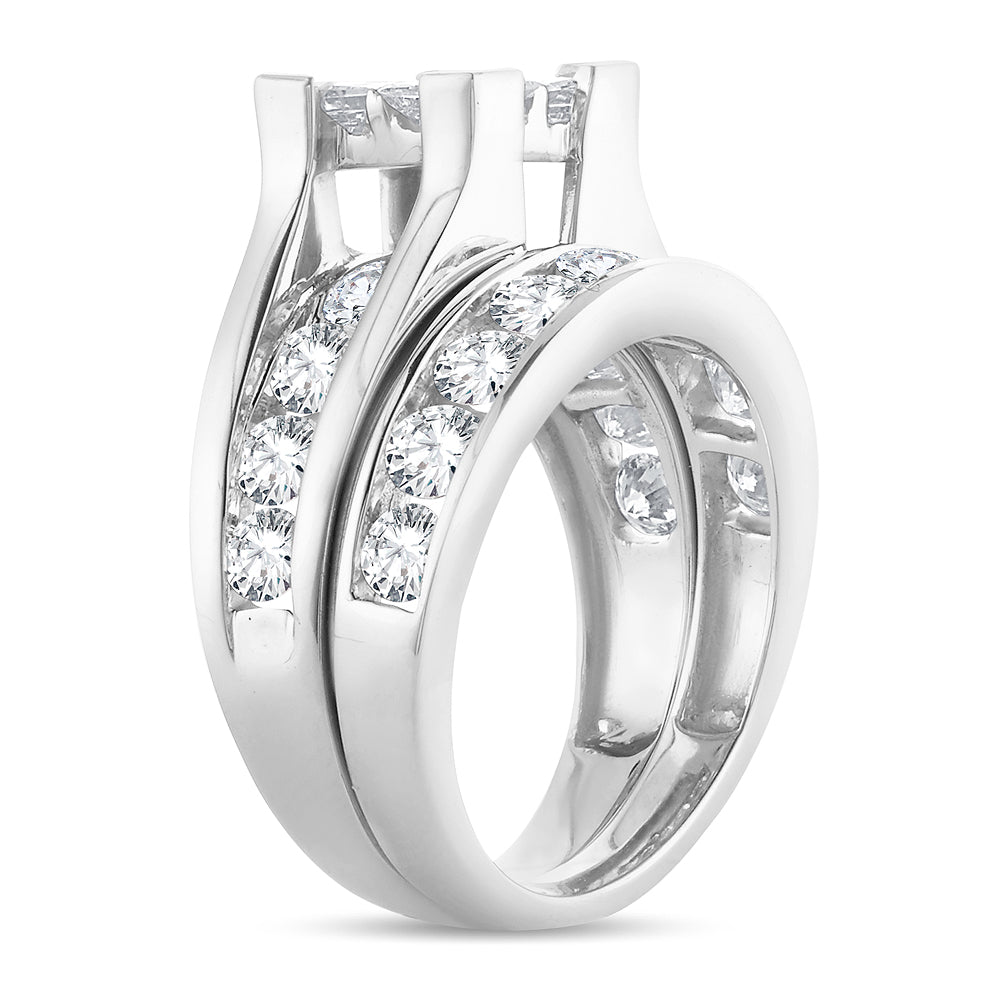 1.00 ct Diamond Bridal Ring in 14K Gold