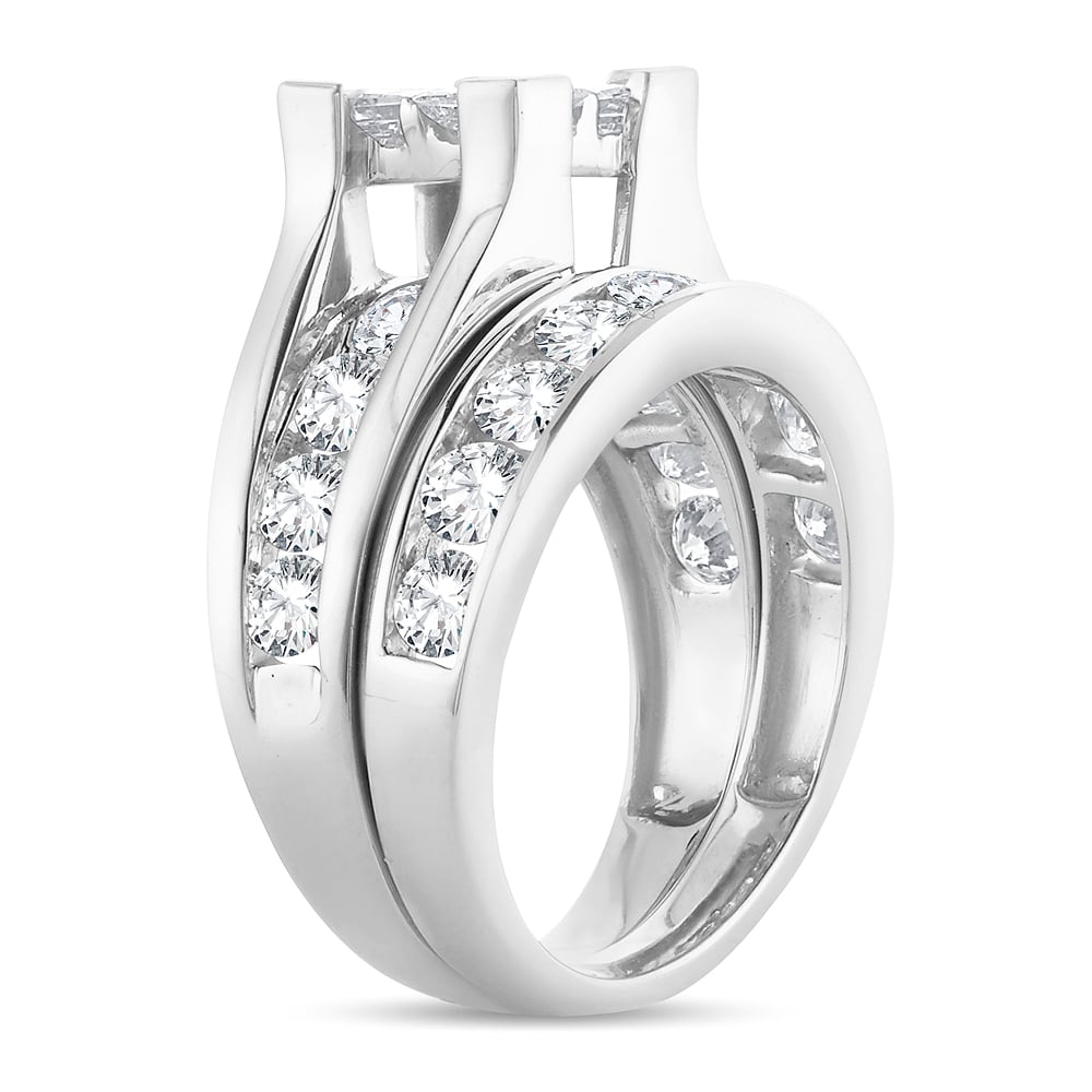 3.00 ct Diamond Bridal Ring in 14K Gold