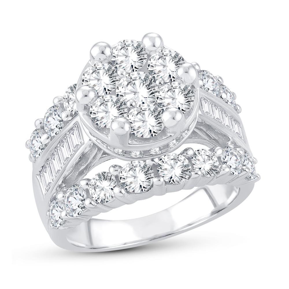 4.01 ct Bridal Ring in 14K Gold