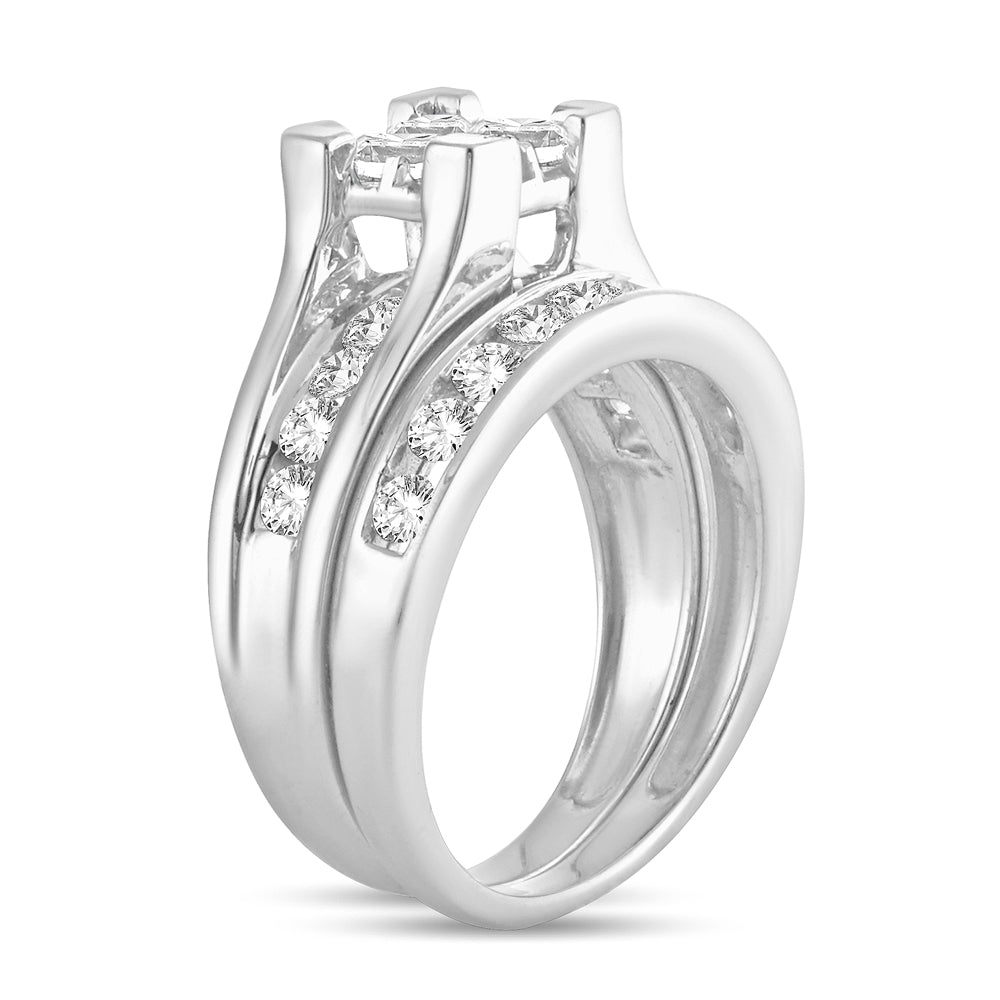 1.50 ct Diamond Bridal Ring in 14K Gold