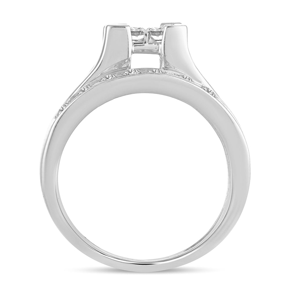 1.50 ct Diamond Bridal Ring in 14K Gold