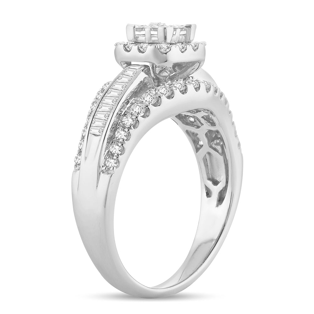 2.00 ct Diamond Bridal Ring in 14K Gold