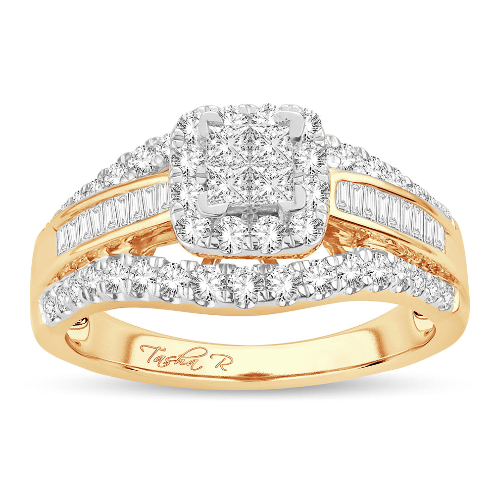 2.00 ct Diamond Bridal Ring in 14K Gold