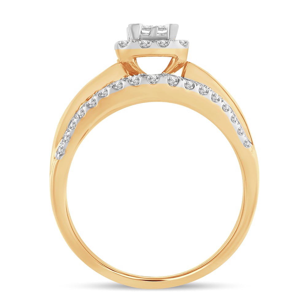 2.00 ct Diamond Bridal Ring in 14K Gold
