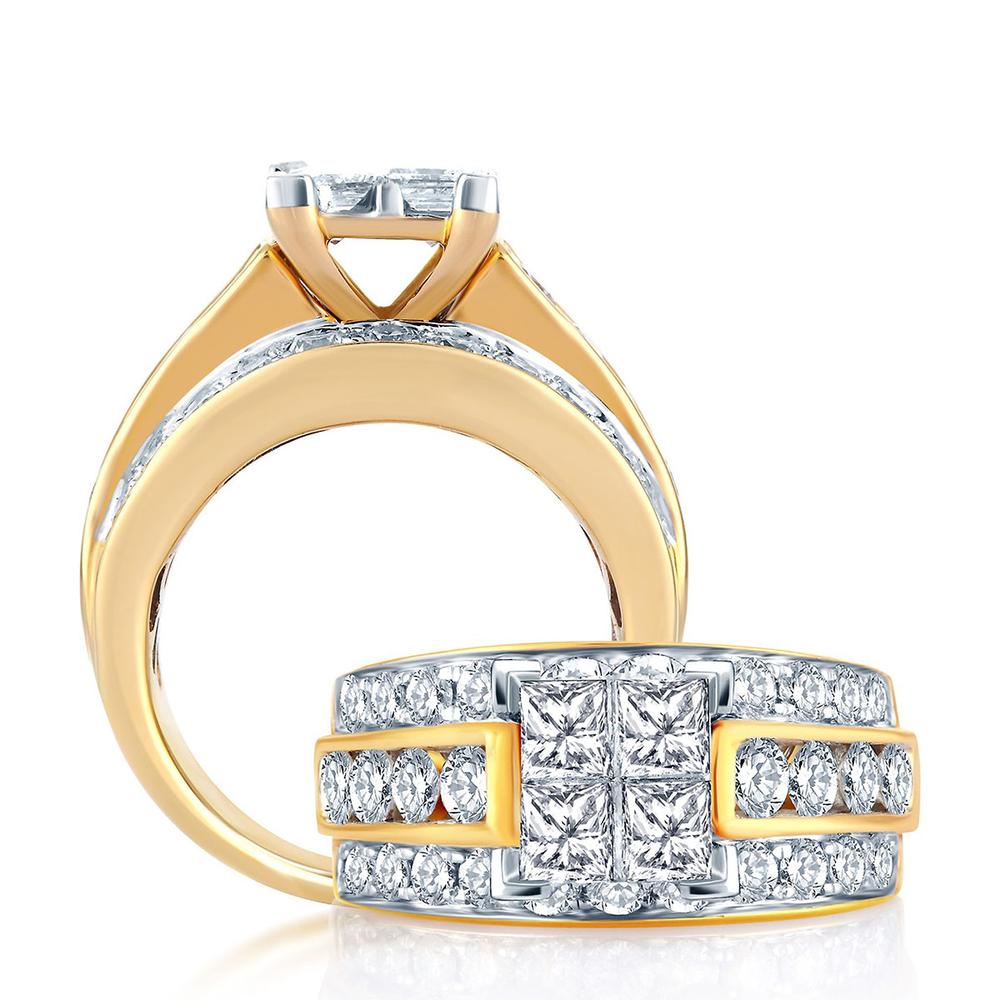 2.62 ct Diamond Ring in 14K Gold