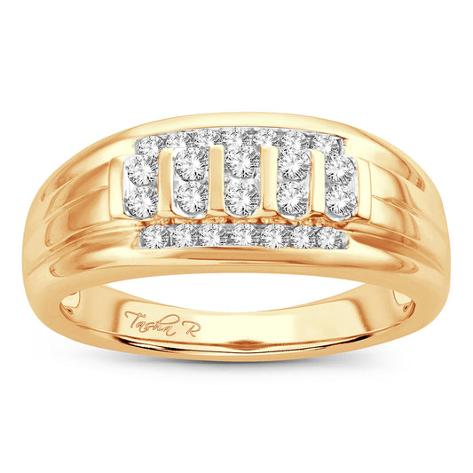 0.50 ct Men's Diamond Band in 14K Gold