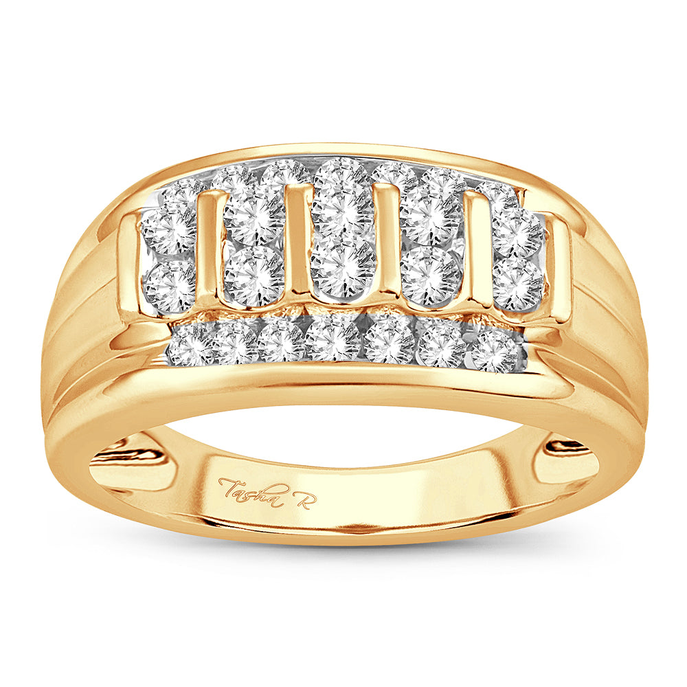 1.00 ct Men's Diamond Ring in 14K Gold