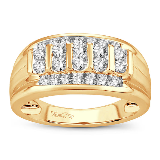 1.00 ct Men's Diamond Ring in 14K Gold
