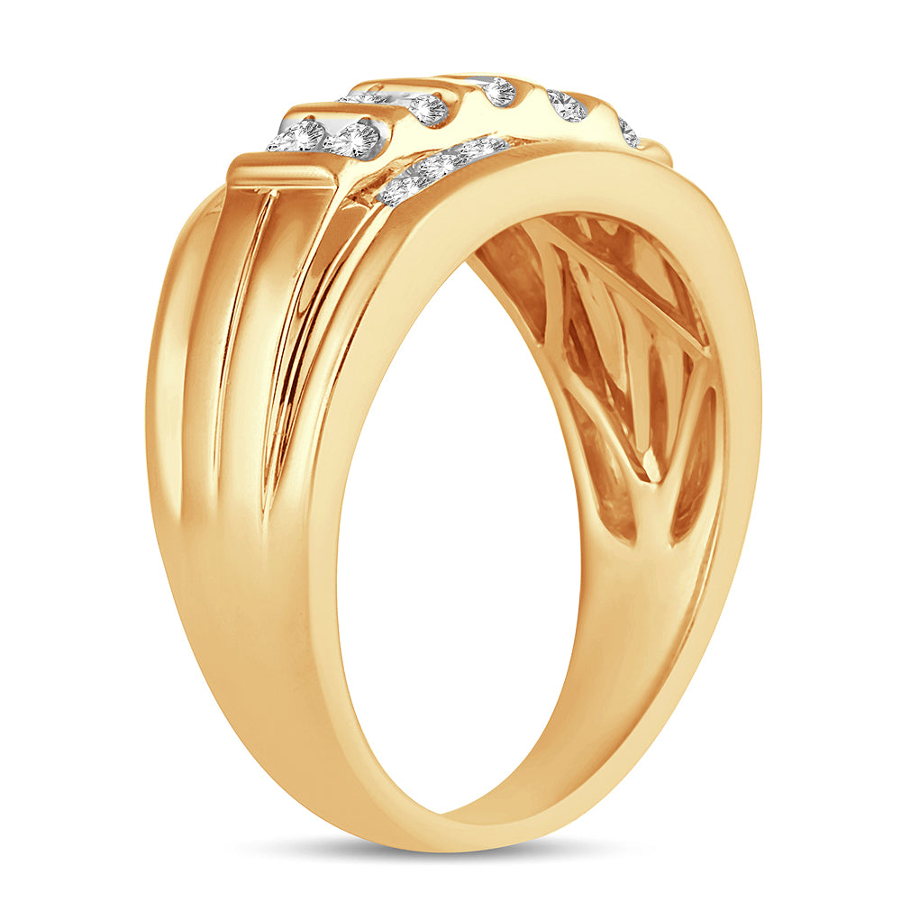 1.00 ct Men's Diamond Ring in 14K Gold