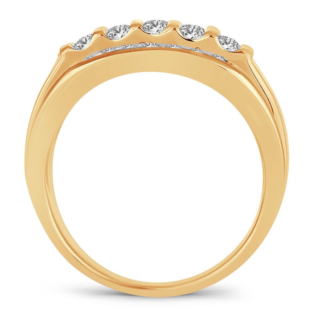 1.00 ct Men's Diamond Ring in 14K Gold