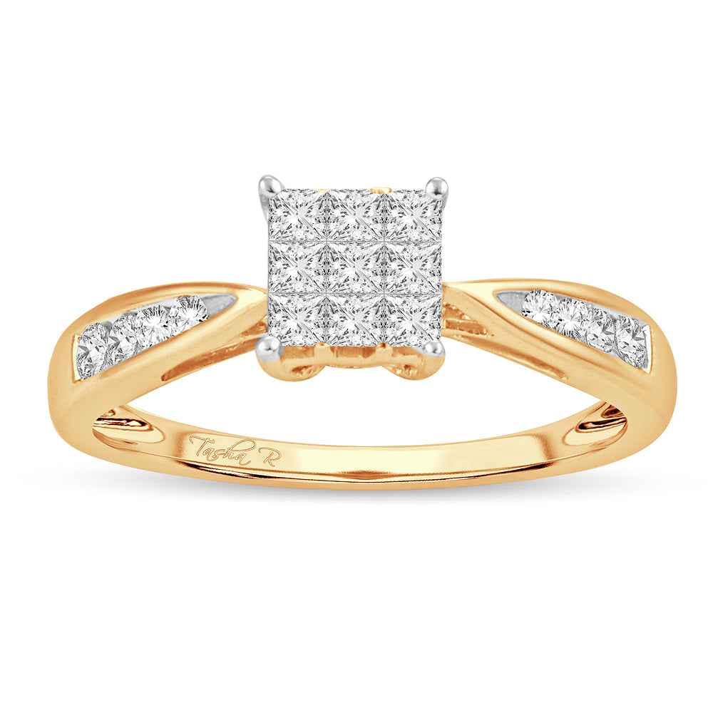 0.40 ct Diamond Promise Ring in 14K Gold