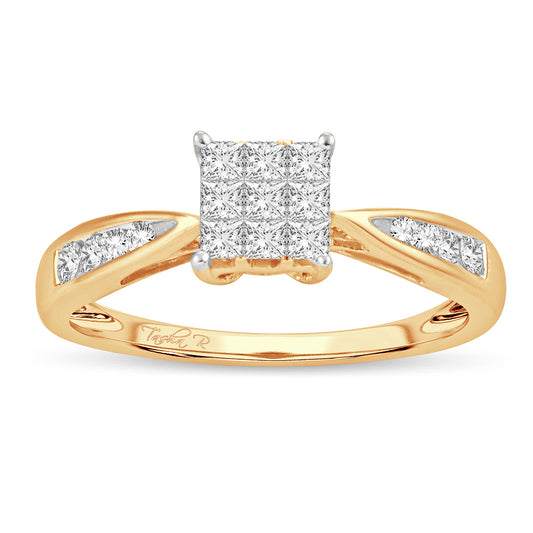 0.40 ct Diamond Promise Ring in 14K Gold