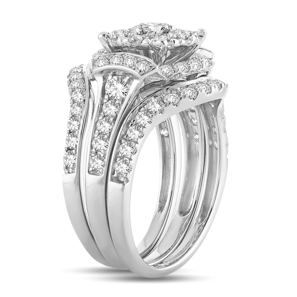 2.00 ct Diamond Bridal Ring in 14K Gold