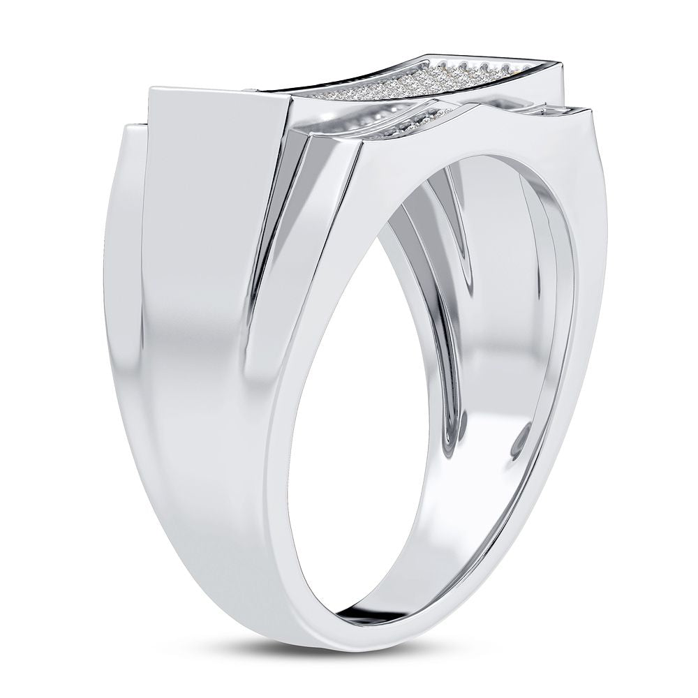 0.33 ct Men's Diamond Ring in 10K Gold
