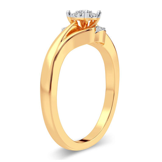 0.11 ct Diamond Ring in 14K Gold