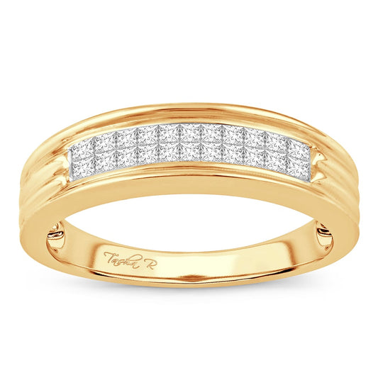 0.50 ct Men's Diamond Band in 14K Gold