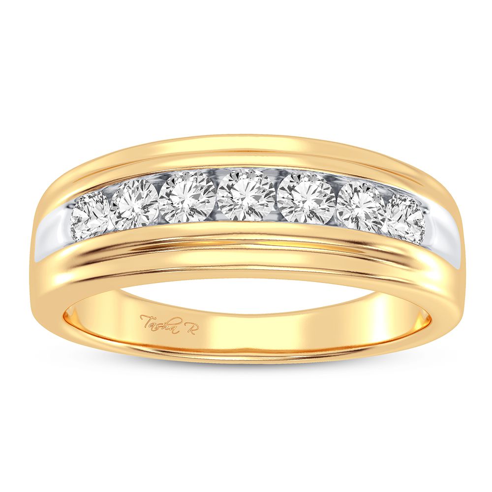 0.44 ct Men's Diamond Band in 14K Gold