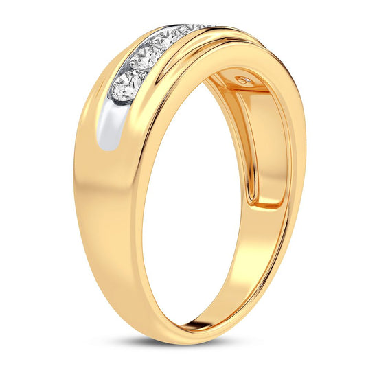 0.44 ct Men's Diamond Band in 14K Gold