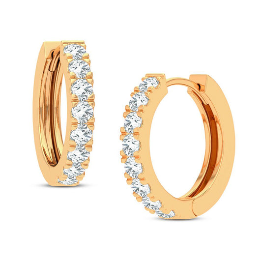 1.00 ct Diamond Earrings in 14K Gold