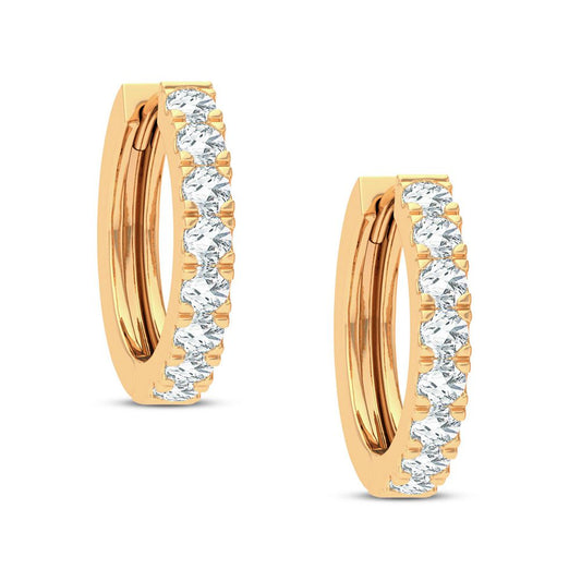 1.00 ct Diamond Earrings in 14K Gold