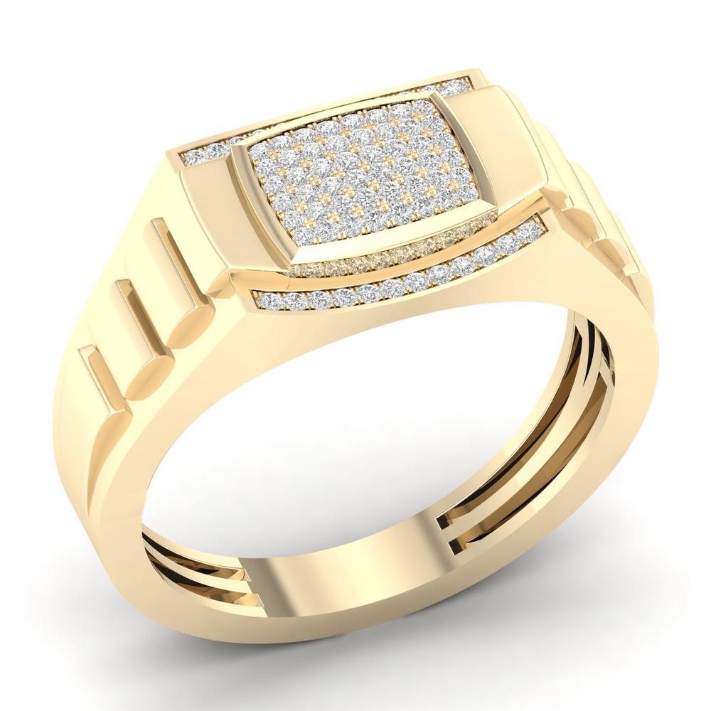 0.20 ct Men's Diamond Ring in 10K Gold