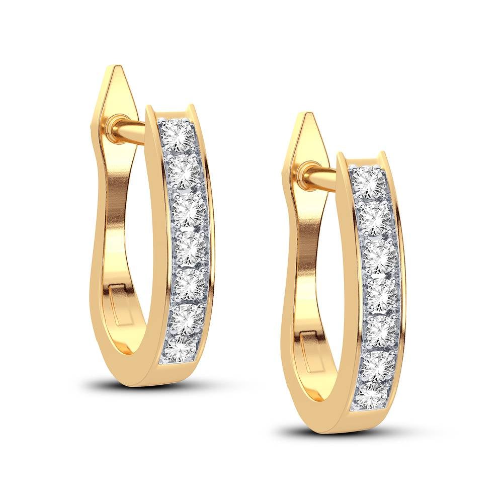 0.06 ct Diamond Earrings in 10K Gold