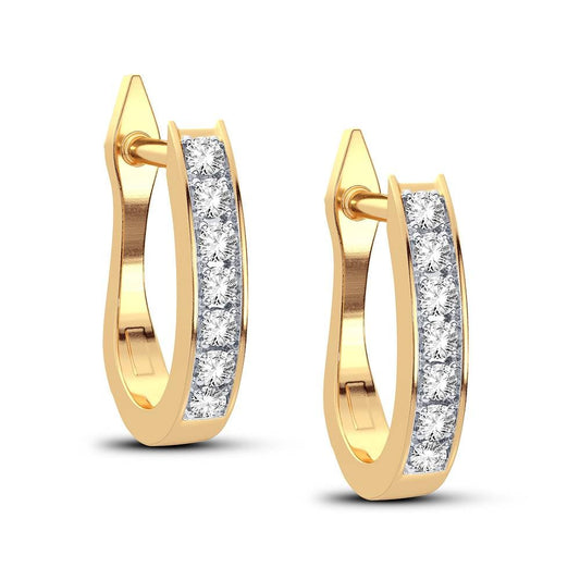 0.06 ct Diamond Earrings in 14K Gold
