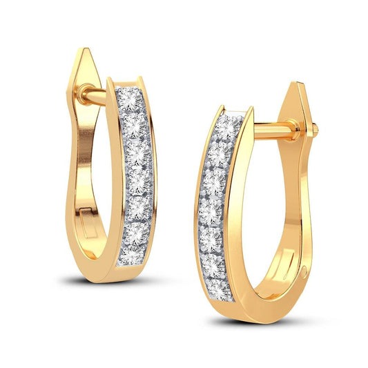 0.06 ct Diamond Earrings in 10K Gold