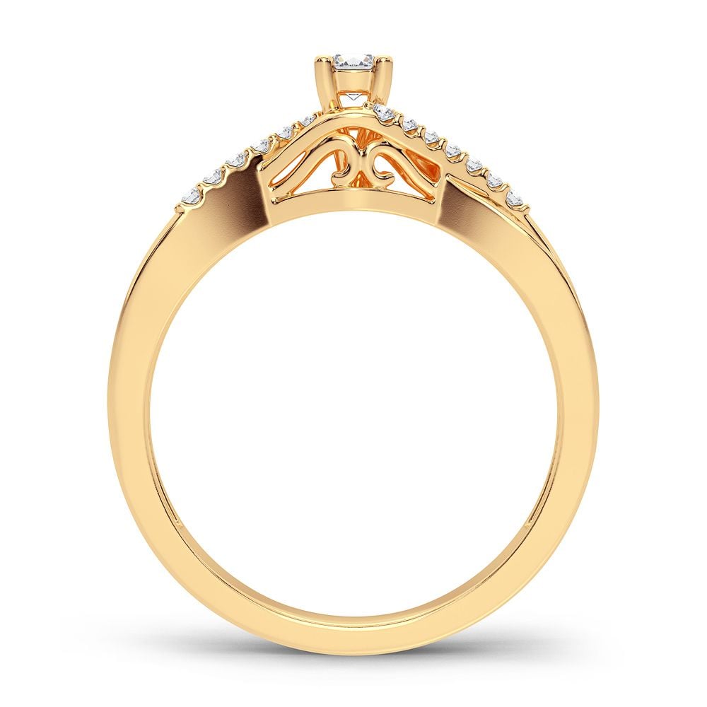 0.16 ct Diamond Ring in 10K Gold