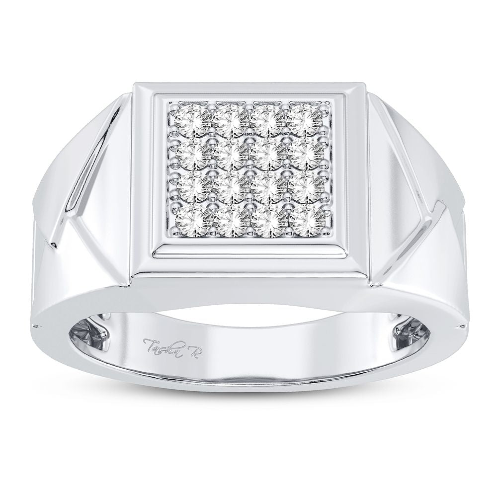 0.35 ct Men's Diamond Ring in 14K Gold