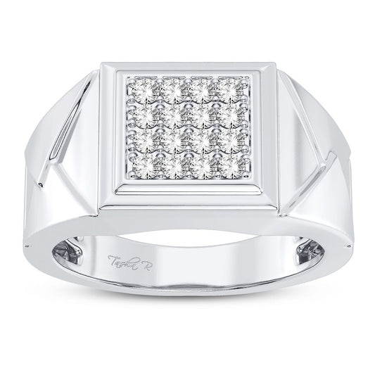 0.35 ct Men's Diamond Ring in 14K Gold