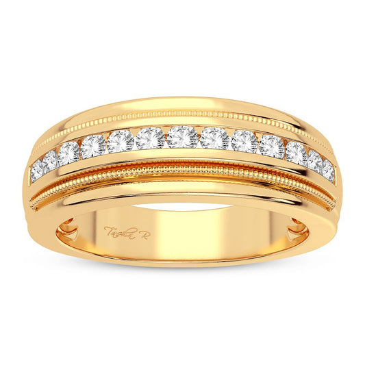 0.50 ct Men's Diamond Band in 14K Gold