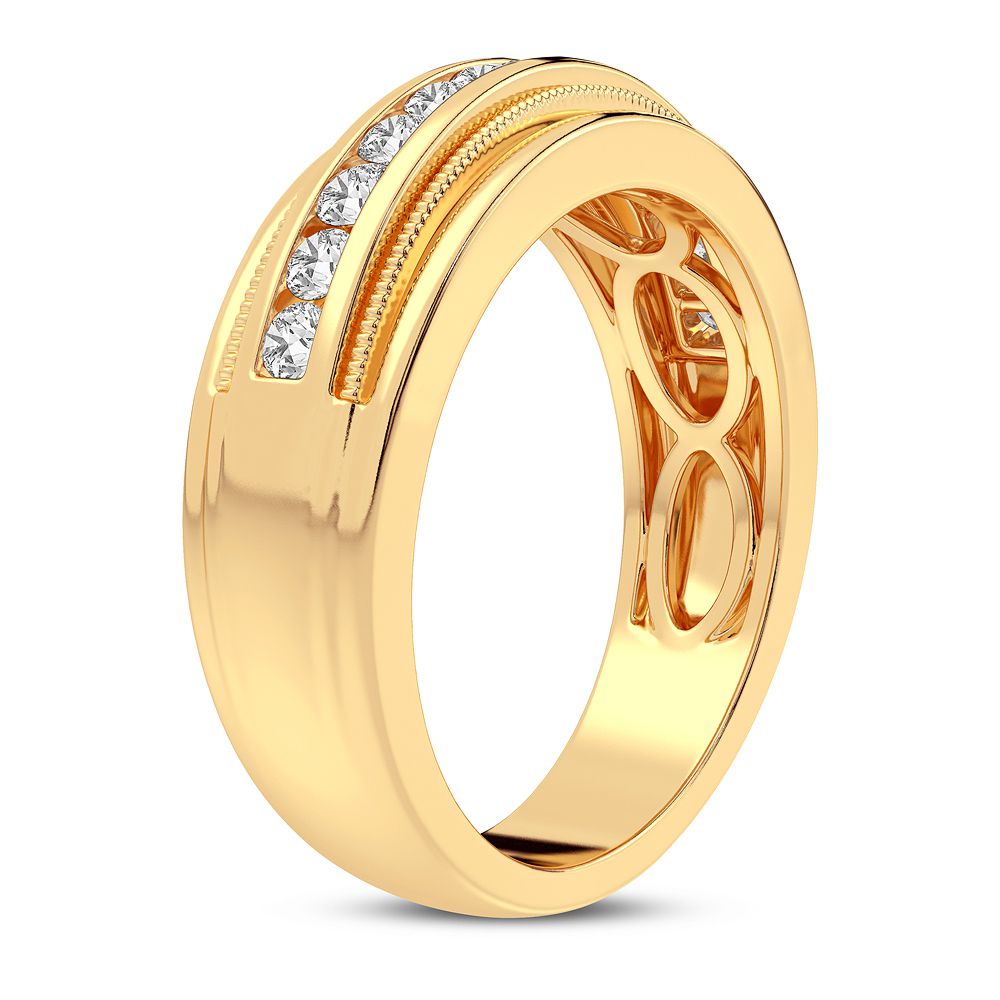 0.50 ct Men's Diamond Band in 14K Gold