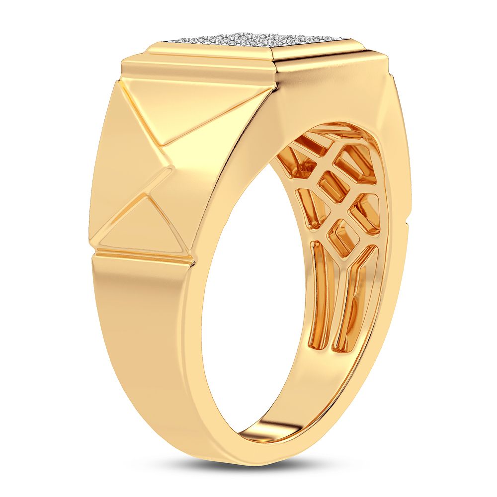 0.35 ct Men's Diamond Ring in 14K Gold